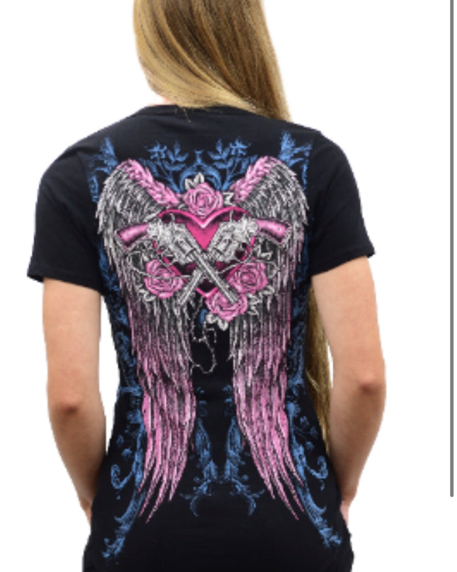 LW Black wings and guns