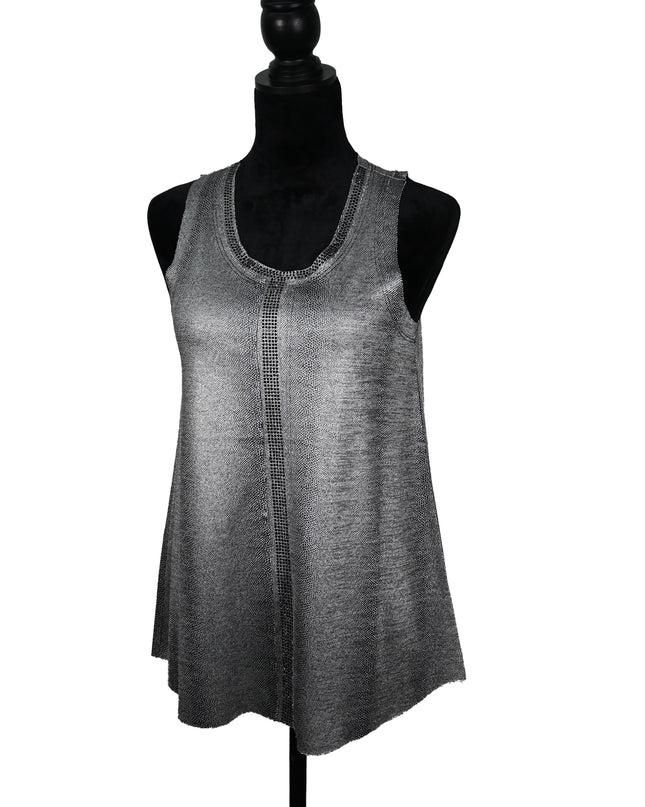 Shimmery Snake Silver Tank