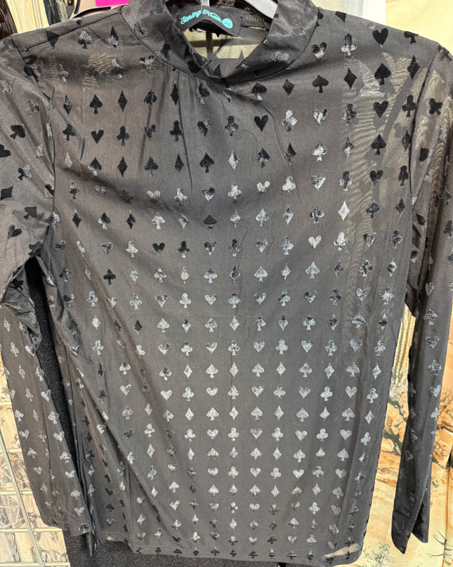 SK Mesh Night Blackjack Velvet- look closely