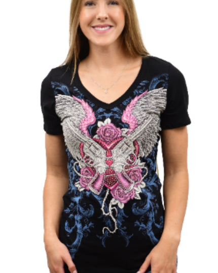 LW Black wings and guns