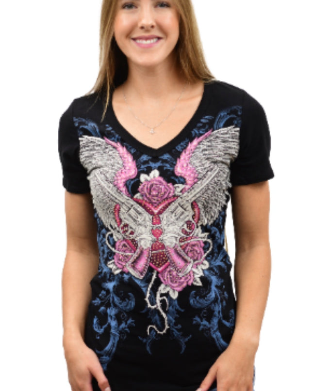LW Black wings and guns