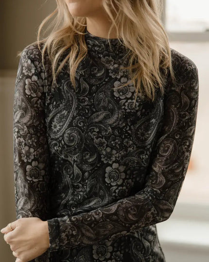 SK Wanted in Paisley Mesh
