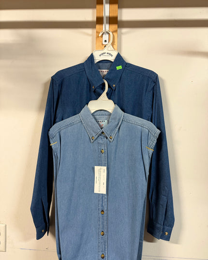 Blank rodeo colored shirts - med dark denim