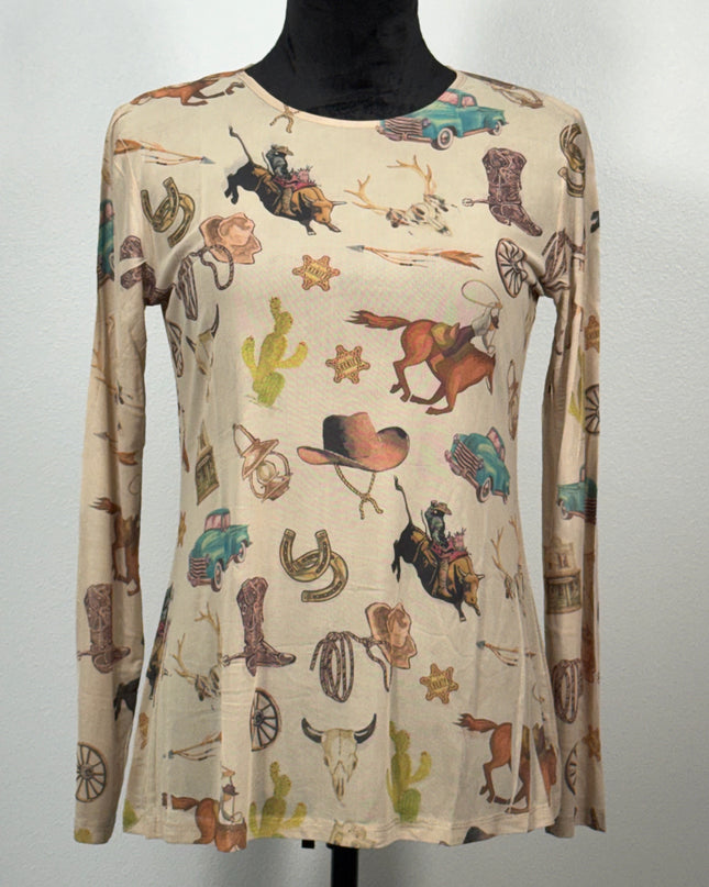 Mesh Western Mocha color