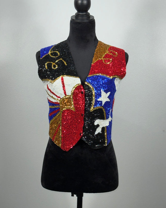 Sunrise sequin vest