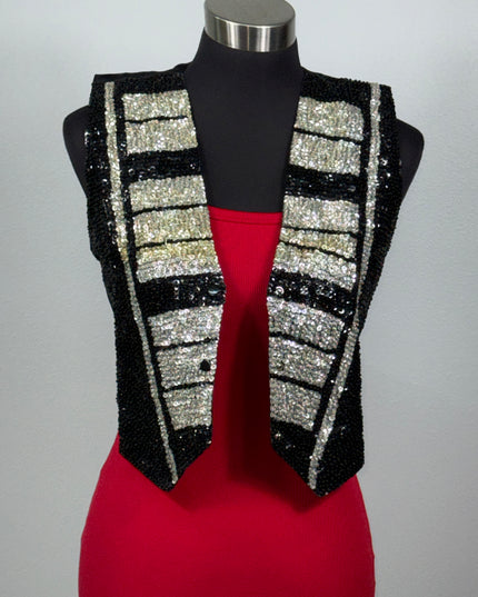 Piano Sequin vests