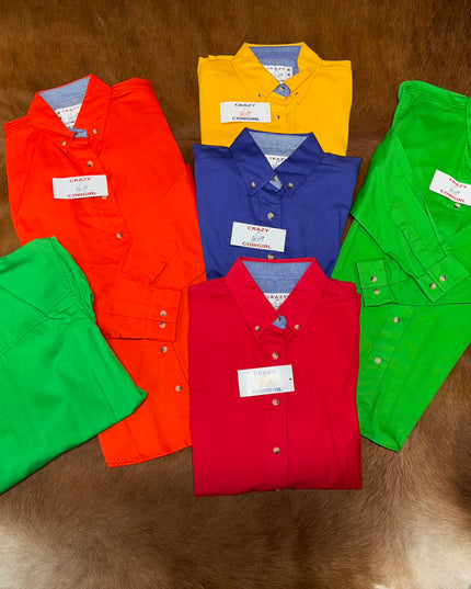Blank rodeo colored shirts - green