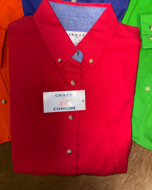 Blank rodeo colored shirts - red