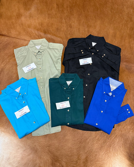 Blank rodeo colored shirts - hunter green