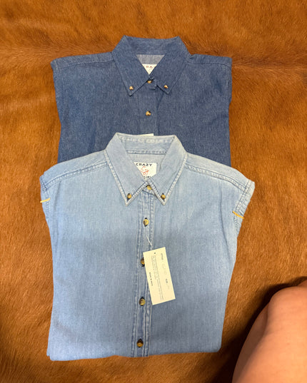 Blank rodeo colored shirts - light denim.