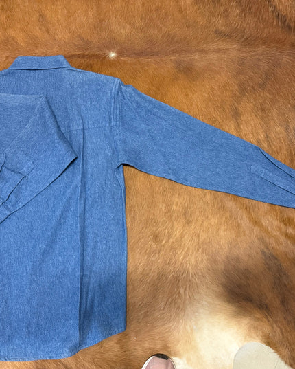 Blank rodeo colored shirts - med dark denim