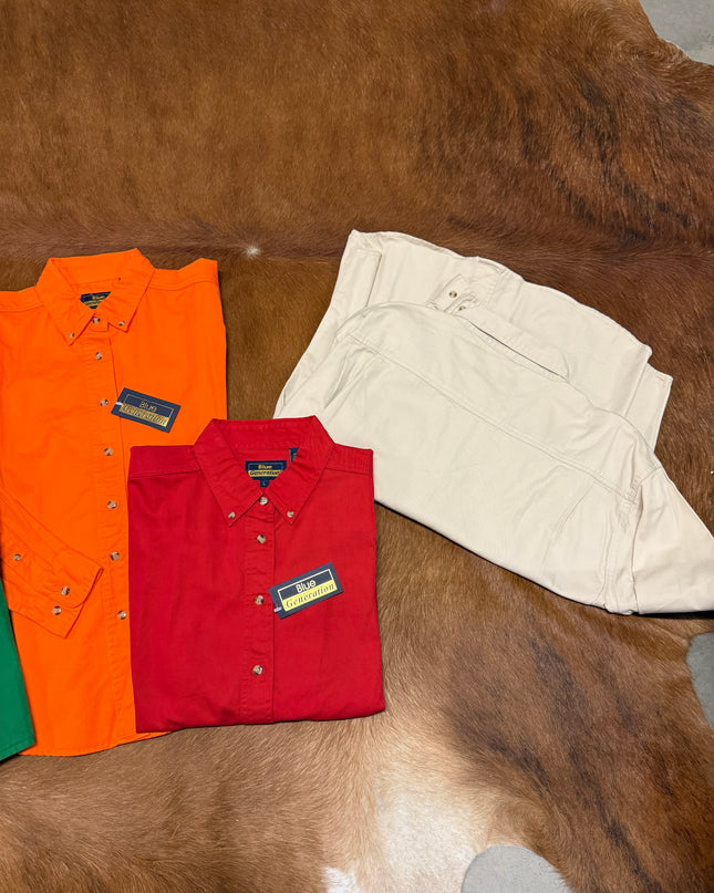 Blank rodeo colored shirts - red