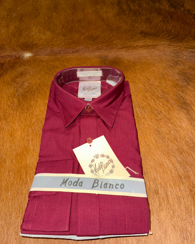Blank Dress shirts - Burgandy
