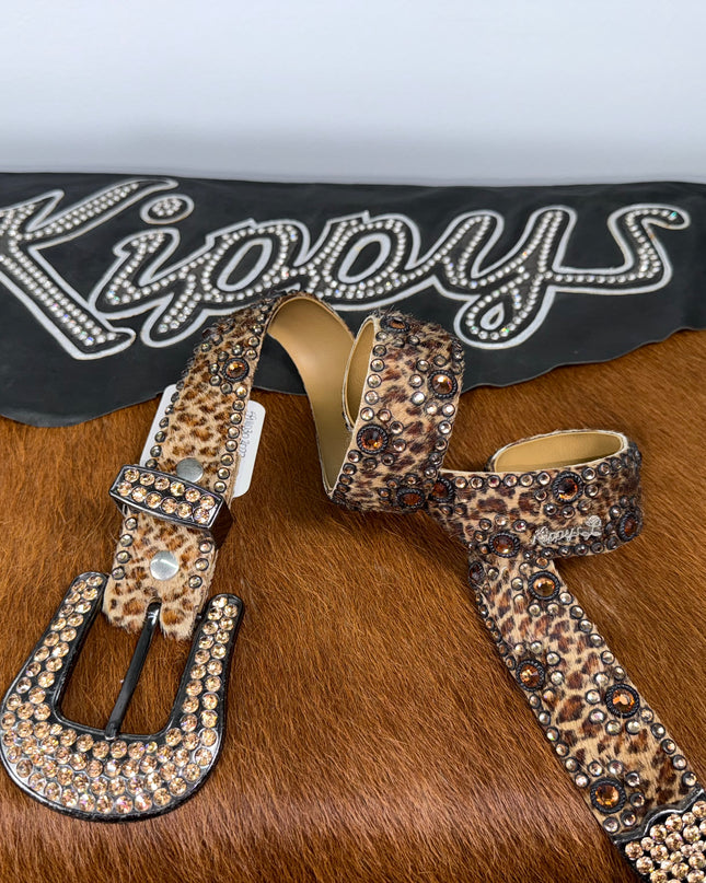 Vintage Kippy Bubble design: Leopard belt - K 32