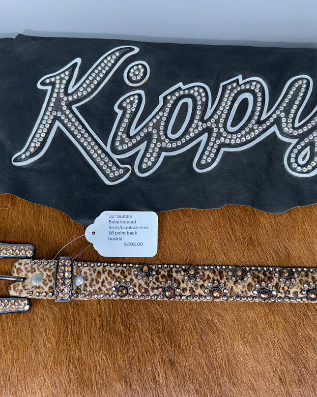 Vintage Kippy Bubble design: Leopard belt - K 32