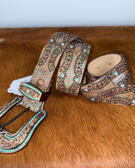 Kippy Like belt - Double Arch Design:Sedona leather 32 T, 34 T