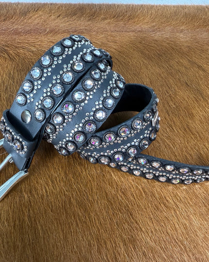 Kippy like Belt- Carina Design: Blk/clear/ Blk     34T