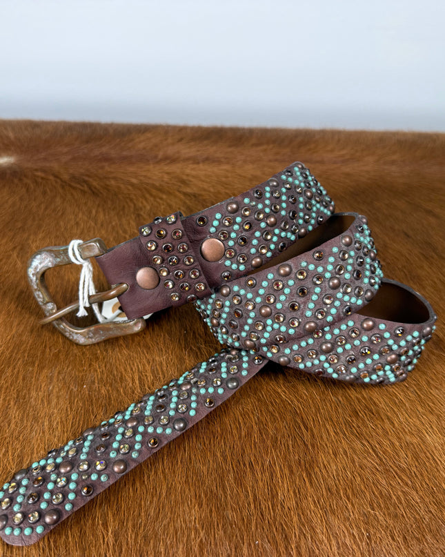Kippy belt- Touq. Trail Design: brown/ touq/ Lc    34K