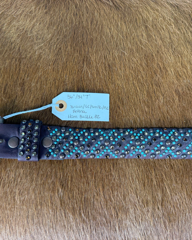 Kippy belt- Touq. Trail Design: brown/ touq/ Lc    34K