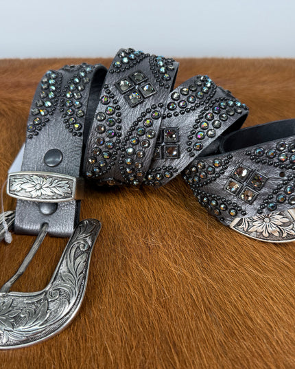 Kippy like Design- Regal 4 Design: Grey Met. Lea/ Amy ab/ Blk 34 T