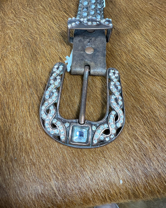 Kippy Belt- Templar Design: Brn/clr/Bz.  36K