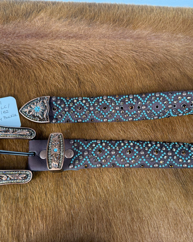 Kippy Belt-Soleil Design: Brown/touq/LC/smtz/bz     38 K