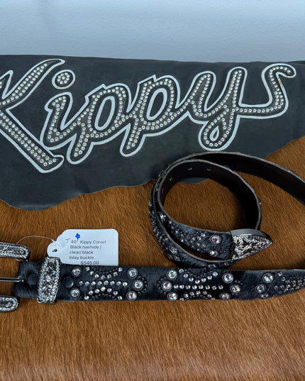 Kippy Belt- Corset Design: BlkHH/clr/slv     40 T