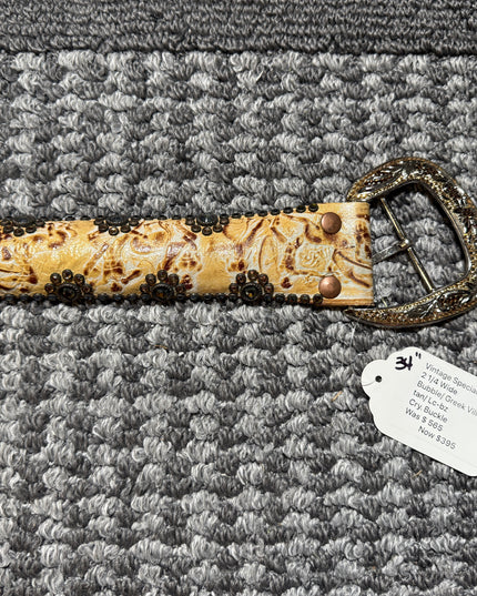 Vintage Kippy 2 1/4 inch wide belt : size 34K