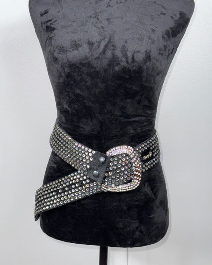 Vintage Kippy 7 row: Black hairhide/ clear / black - 44'T