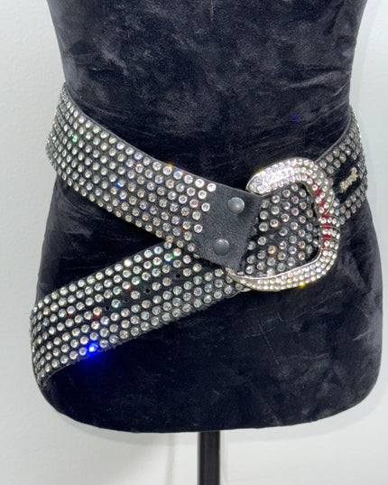 Vintage Kippy 7 row: Black hairhide/ clear / black - 44'T