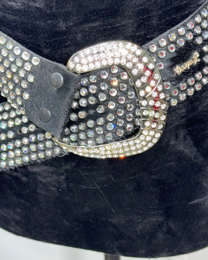 Vintage Kippy 7 row: Black hairhide/ clear / black - 44'T