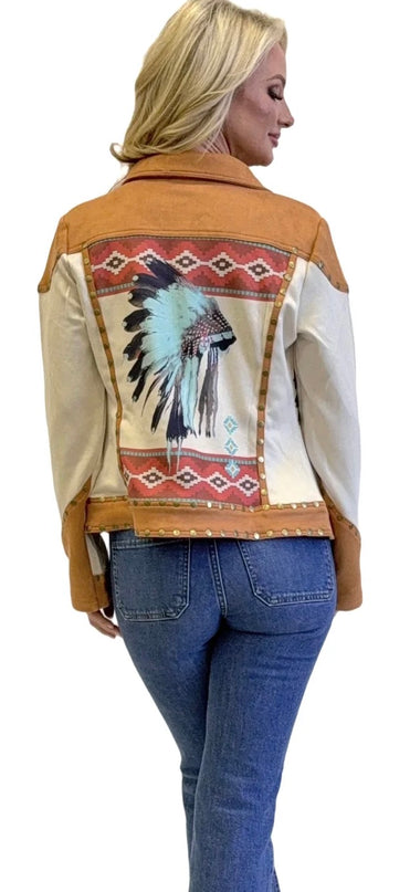Cowboy Panel Indian Panel with studs
