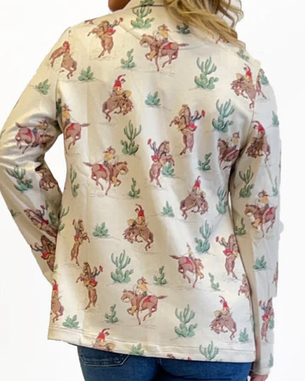 Rodeo Cactus Blazer Cream