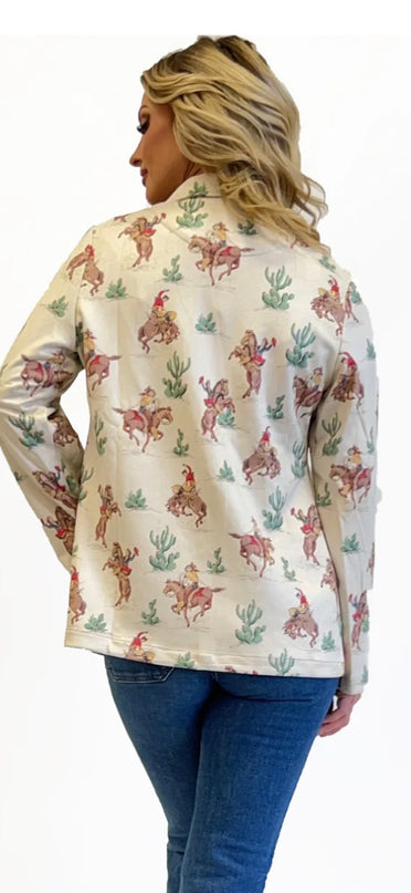Rodeo Cactus Blazer Cream