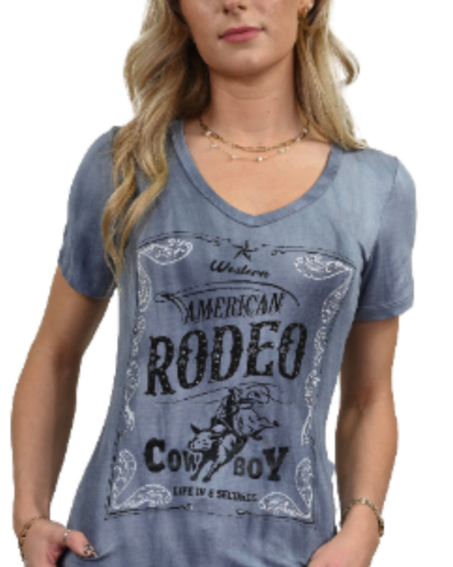 Western American Cowboy Blue