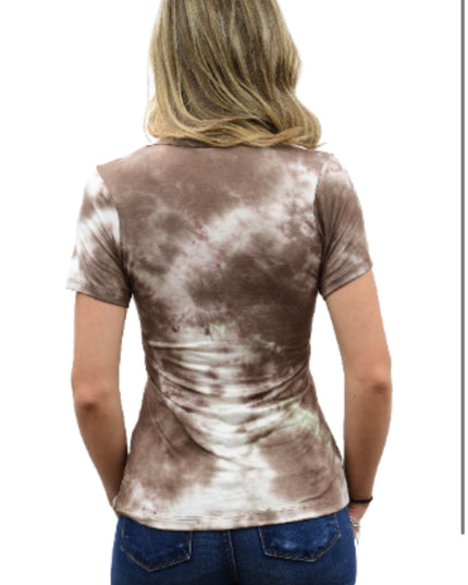 Tie Dye Winged Cross T-Shirt