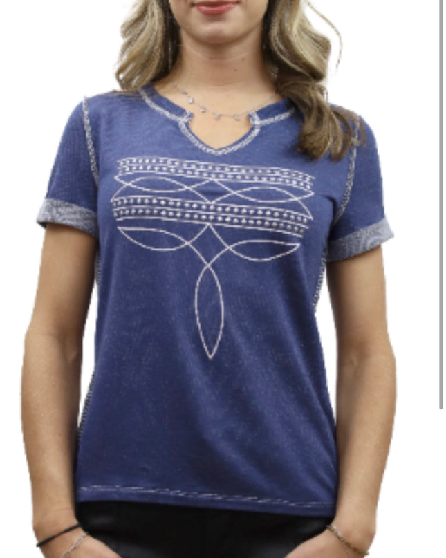 Boot Stitch T Shirt
