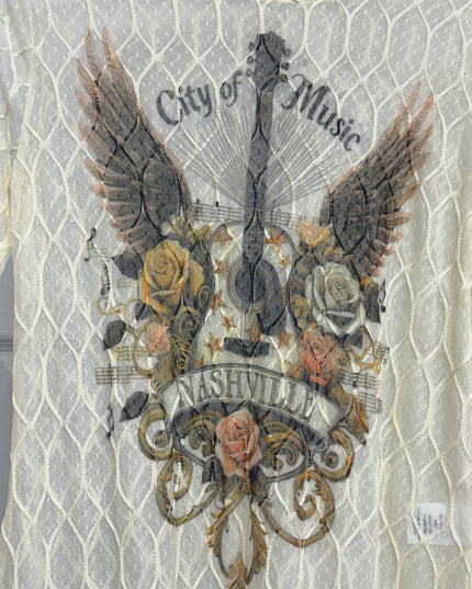 OG Lace Mesh Arabesque Music City Beige