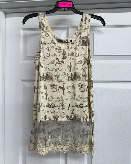 OG Tank Old West  Brown/Cream
