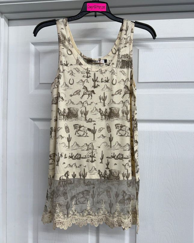 OG Tank Old West  Brown/Cream