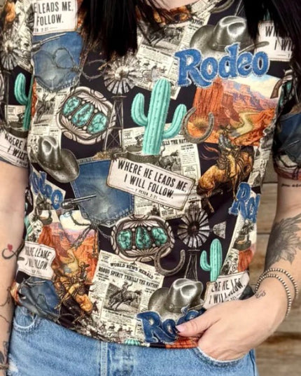 SK Retro Rodeo tee