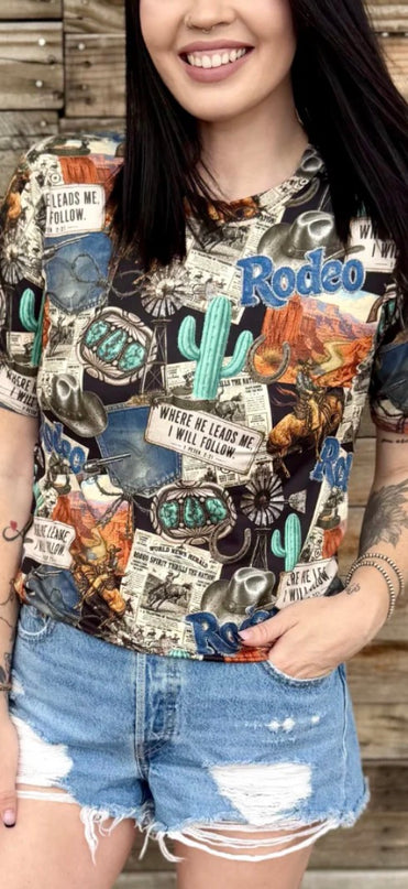 SK Retro Rodeo tee