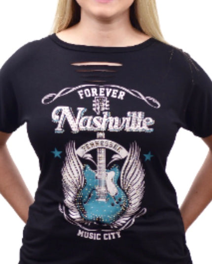 LW Nashville With Turquoise Guitar