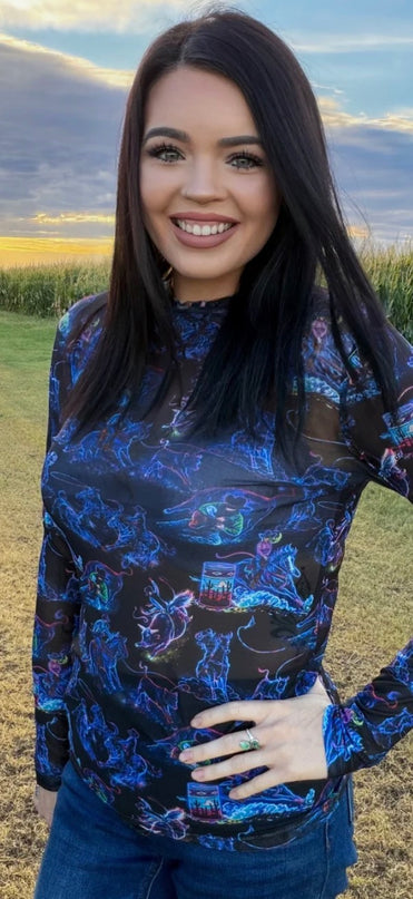 SK Mesh Neon Rodeo