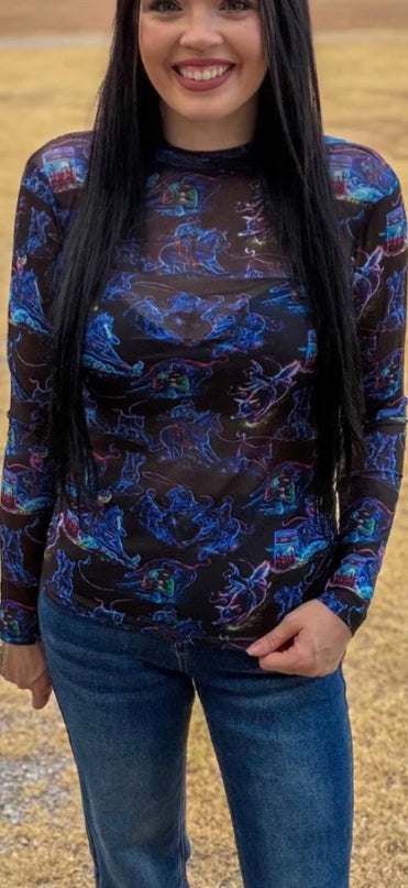 SK Mesh Neon Rodeo