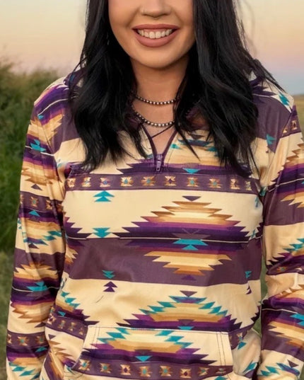 SK Pullover Desert Dusk Aztec