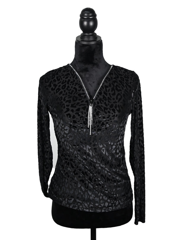 Black Cheetah Long Sleeve