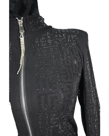 Fendi-Inspired Black Tassel Jacket