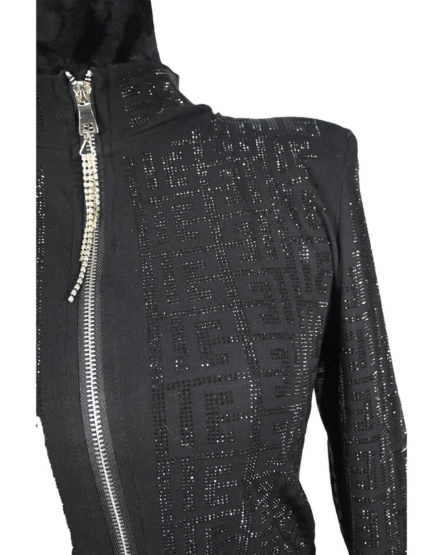 Fendi-Inspired Black Tassel Jacket