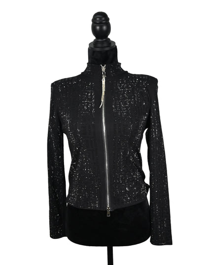 Fendi-Inspired Black Tassel Jacket